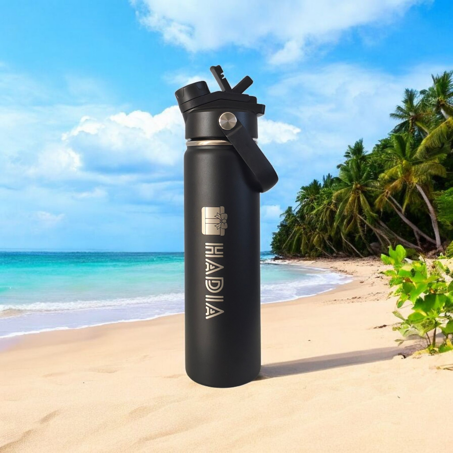 Two-in-One Flip & Sip 22 oz Double Wall Insulated Stainless Steel Water Bottle Hadia Online Shopping