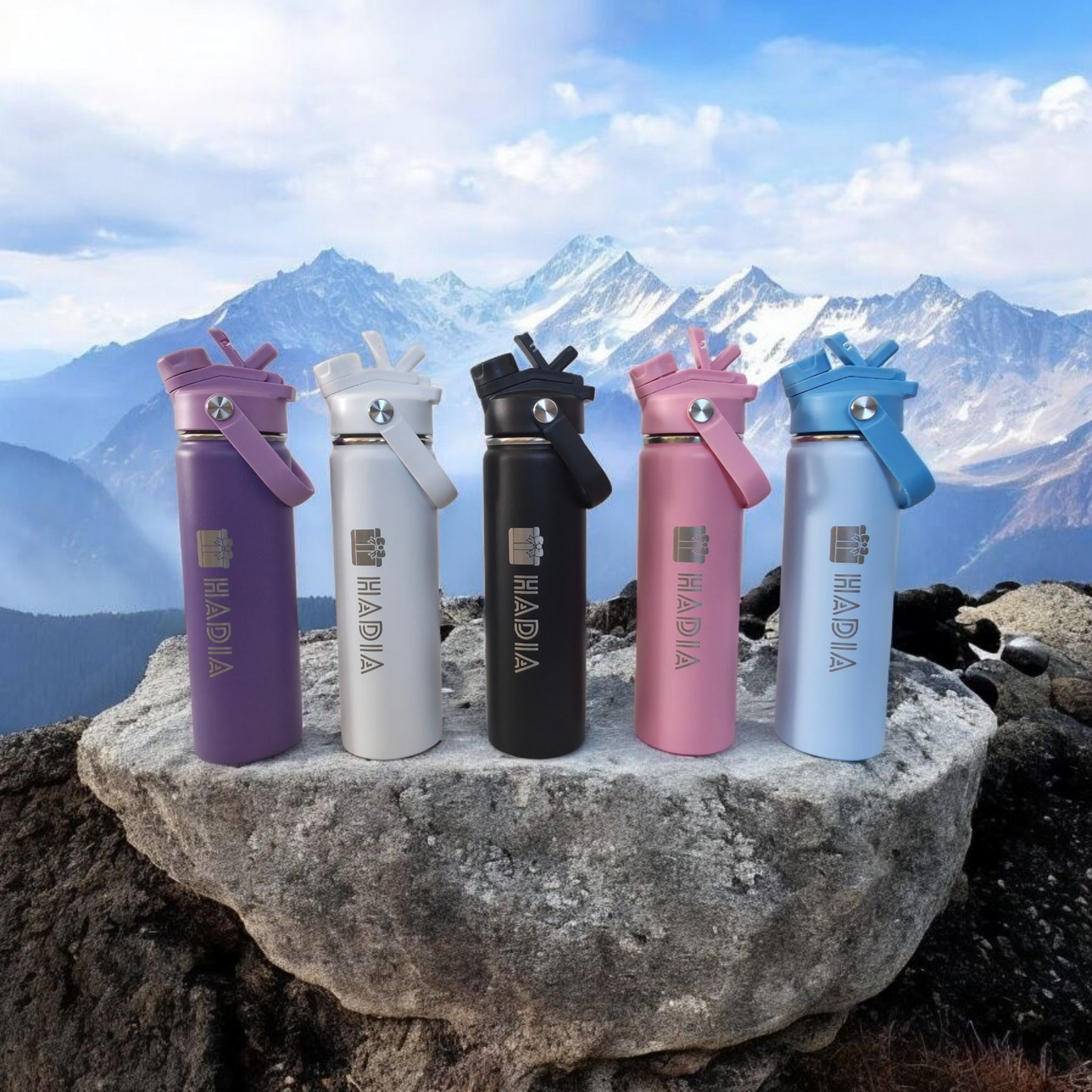 Two-in-One Flip & Sip 22 oz Double Wall Insulated Stainless Steel Water Bottle Hadia Online Shopping