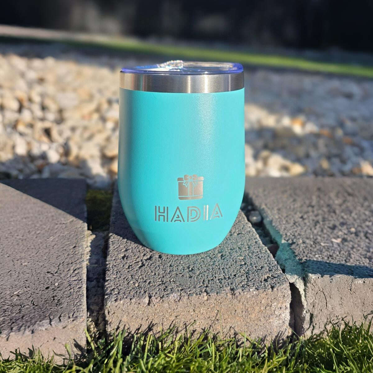 Teal Eco-friendly 12oz reusable coffee mug – Hadia