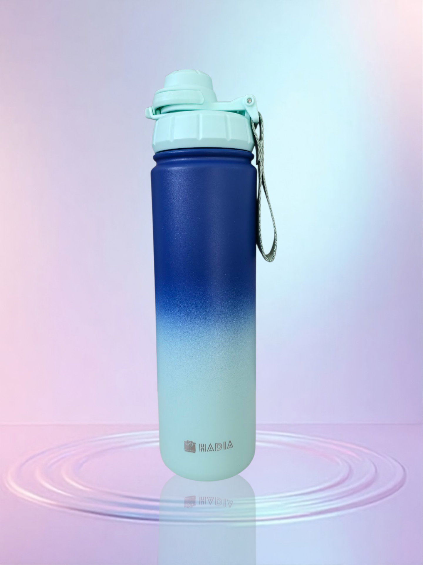 Wave Crest and Sea & Sky – 22 oz/650 ml Double Wall Vacuum Insulated Stainless Steel Water Bottle Hadia Online Shopping