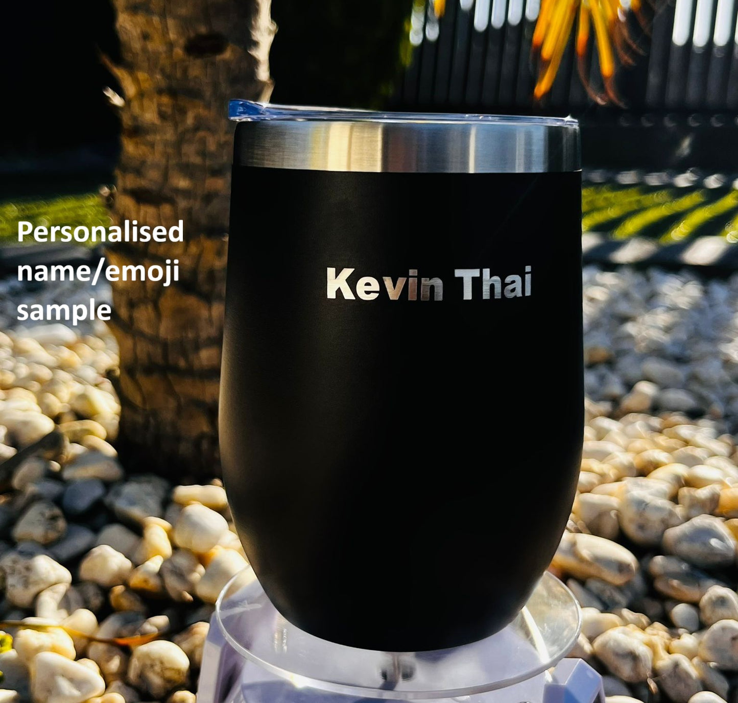 Personalised 12oz Insulated Stainless Steel Coffee Mug – Durable. Sleek. Sip-Ready.